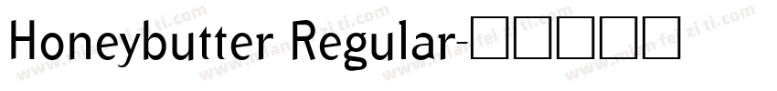 Honeybutter Regular字体转换